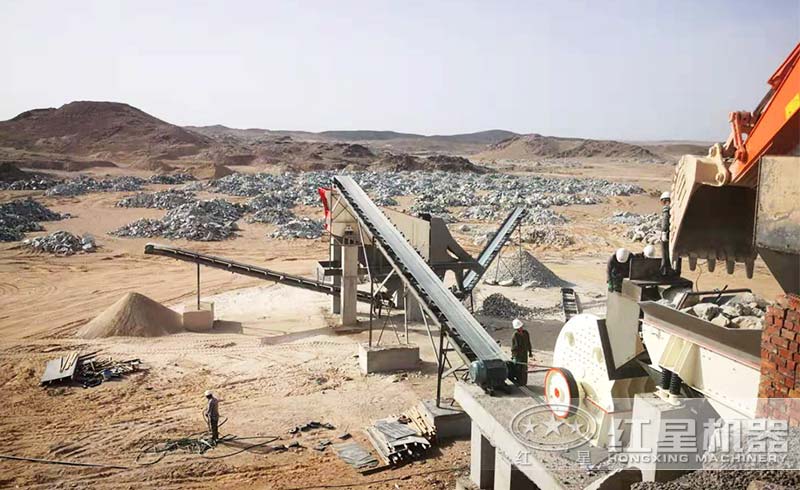 錘式破碎機(jī)現(xiàn)場實拍